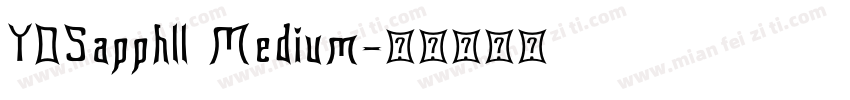 YDSapphII Medium字体转换